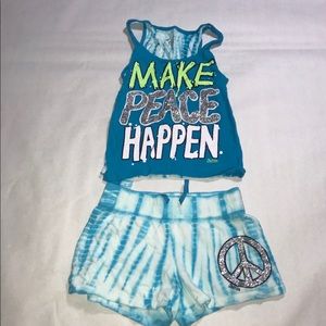 Justice Shirt and Shorts Set